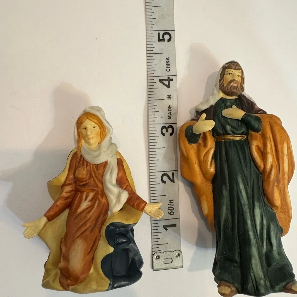 VTG Ceramic 11-Piece Christmas Nativity Scene